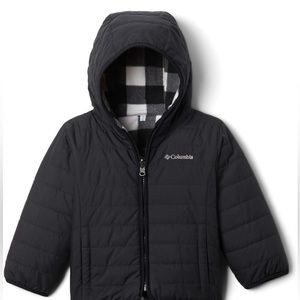 Toddler Columbia Reversible Black Jacket